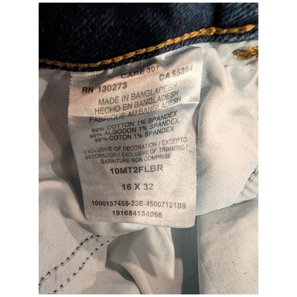 Wrangler Womens Size 16 Jeans High Rise Fierce Flare Blue Denim Stretch pants - Picture 7 of 8